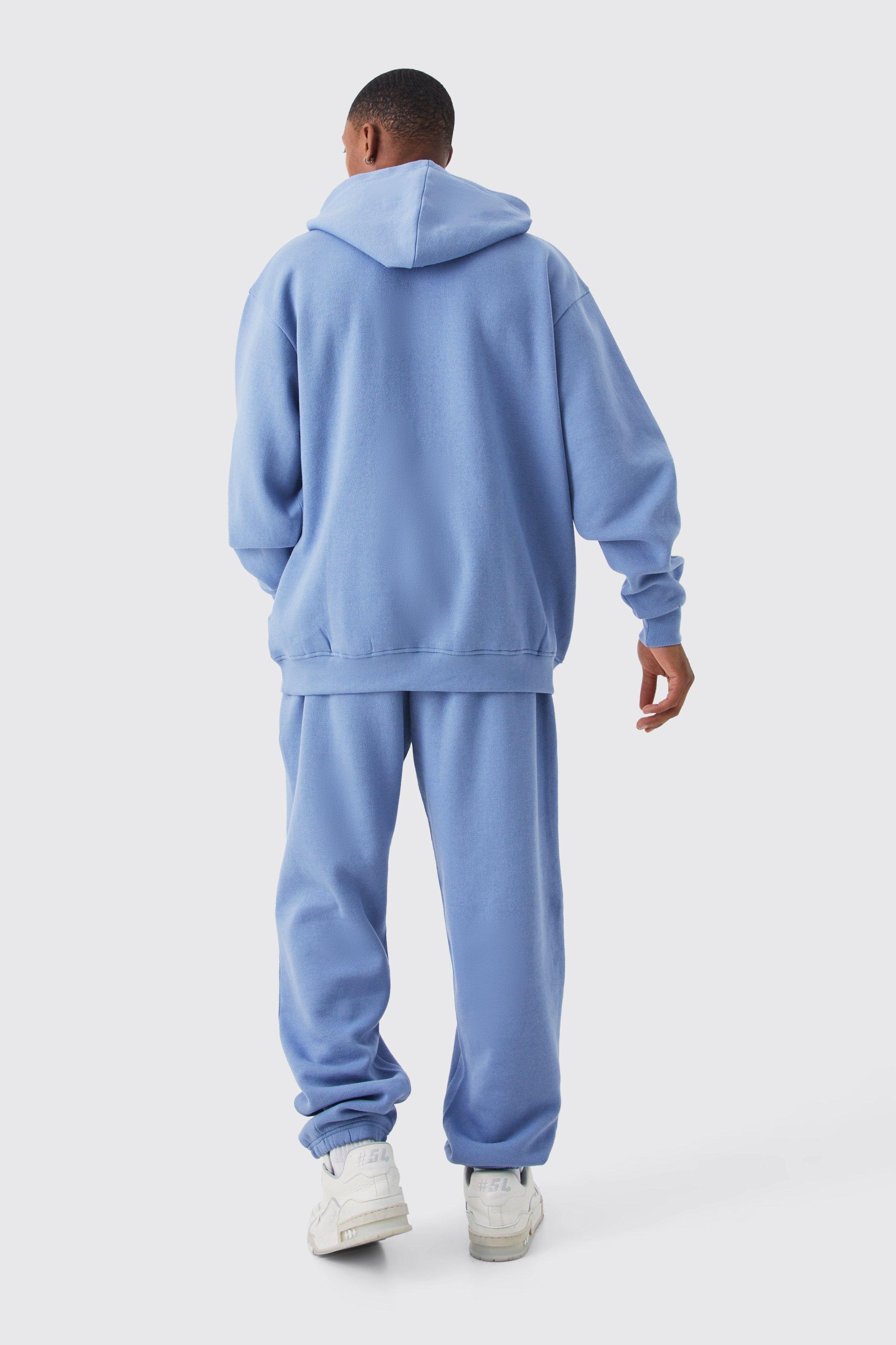 Boohoo blue hoodie hot sale